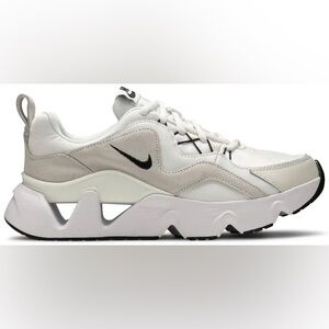Nike White and Gray Athletic Shoes